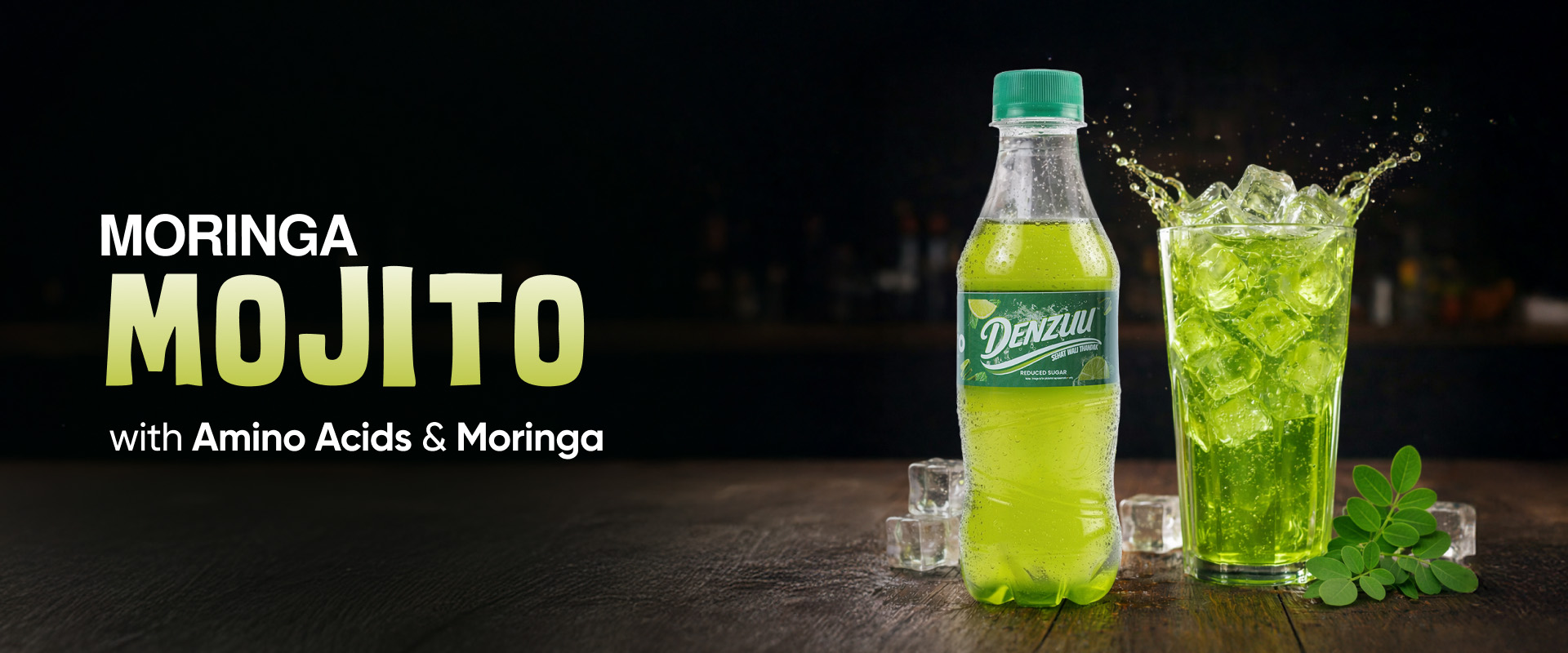 Denzuu Mojito Soft Drink with Moringa Extract